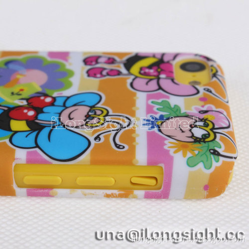 Cartoon Bee Plastic Case for iPhone 5C